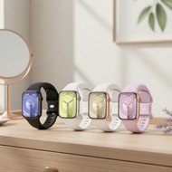 Soft silicone replacement band for Apple Watch 38-49mm, Series 10-1/SE/Ultra, breathable, waterproof