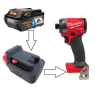AEG RIDGID 18v battery adapter for MILWAUKEE 18v (machine and battery not included)