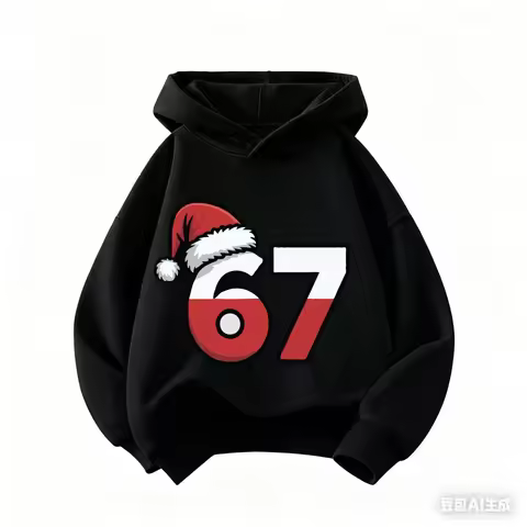 67 Kid Ice Cream Drip Meme Funny Six Seven Gen Alpha Slang Hoodies 6-7 Boys Girls Winter Hoodies