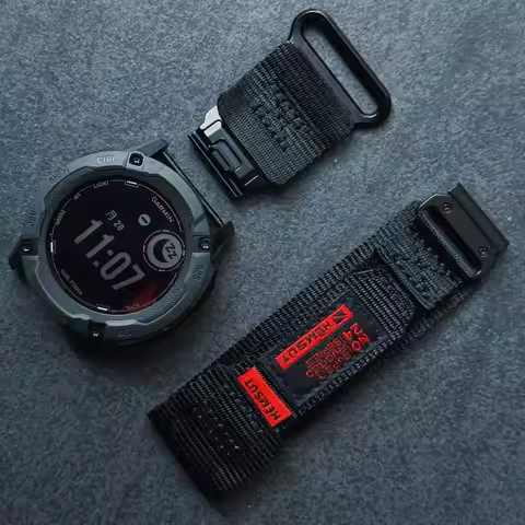 Garmin Instinct Strap HEMSUT Watch Band For Garmin Instinct Nylon Quickfit 20 22 26mm Sports Wrist S