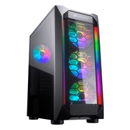 ถูกที่สุด!!! Case COUGAR MX410-G RGB (4 x Fan) Powerful Airflow and Compact Mid-Tower ATX Case with Tempered Glass #เคสเกมมิ่ง ##ที่ชาร์จ อุปกรณ์คอม ไร้สาย หูฟัง เคส Airpodss ลำโพง Wireless Bluetooth คอมพิวเตอร์ USB ปลั๊ก เมาท์ HDMI สายคอมพิวเตอร์