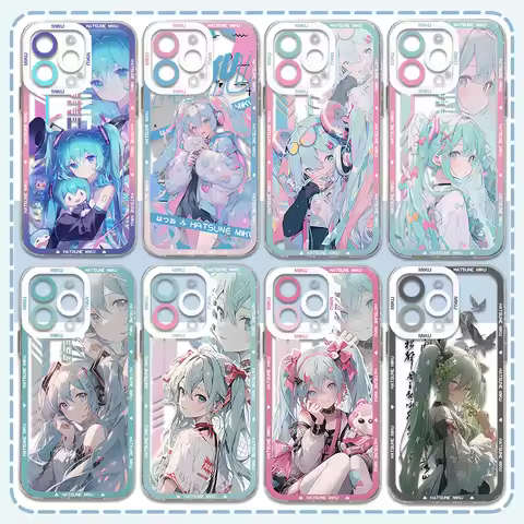 Anime H-Hatsune New Mikus Phone Case For iPhone 17 16e 16 15 14 13 12 11 Mini Air Pro Max X XR XSMax