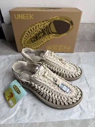 💯New#Keen Uneek 戶外編織涼鞋 涉水溯溪鞋 米白色 男女通用