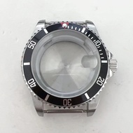 40mm Stainless Steel Case Aluminum Ring Sapphire Glass+Magnifying Glass Can Install 8215/8200/8205/2