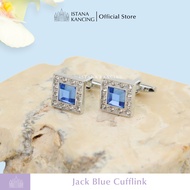 Premium Luxury Cufflink | Jack Blue Cufflink Minimalist Stainless Steel | Istanakancing.id