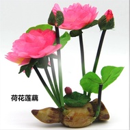 Fish Tank Landscaping Resin Lotus Root Landscaping Ornaments Simulation Decorations Water Grass Lotu