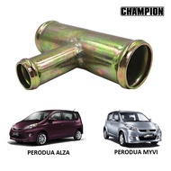 PERODUA MYVI ALZA WATER PUMP PIPE 3WAY STEEL BYPASS HOSE (T-PIPE)