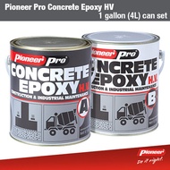 Pioneer Pro Concrete Epoxy High Viscosity for Construction 4L Set (1 Gallon)