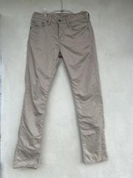 Levi’s 511 米白色牛仔褲 小窄管 修身 skinny 直筒牛仔長褲 W29 L32