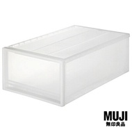 มูจิ กล่องเก็บของโพลีโพรพิลีน - MUJI PP Storage Box / Wide / M W40 × D65 × H24 cm