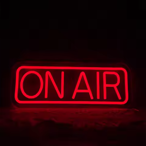 ON AIR Neon Sign Personalised Studio Live Decorative Lights Streaming Recording Signs Art Wall Decor
