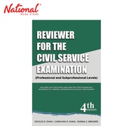 Reviewer Civil Service 4th Edition by Cecilio D. Duka - Trade Paperback - Study Guides