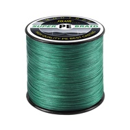 HLUR 500m 300m Braided Fishing Line 4 Braided PE Line Wear-Resistant Sea Fishing Line Kite Line