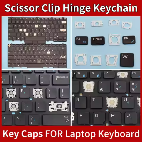 Replacement Keycaps Scissor Clip Hinge For Dell Latitude 7380 7389 7390 7280 7290 5280 5290 Key Caps
