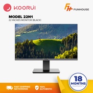 Koorui 22N1 BLACK Monitor pc monitor computer 21.5 inch 75HZ 1920*1080 VGA HDMI Interface 99% sRGB g