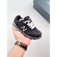 New balance 990 black gray lace children's casual sports shoes