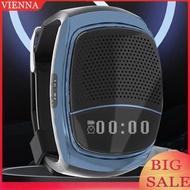 Bluetooth-Compatible Sports Music FM Radio Watch USB Charging Bike Cycling Watches Alarm Watch Audio