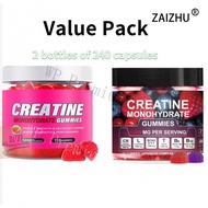SG local ready   Value Pack 2 Bottles     Creatine Monohydrate Gummies Complex 8000 MG for Men & Wom