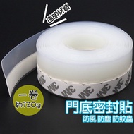 Door Bottom Sealing Sticker 5m [H028] Taiwan Shipment Home Silicone Strip Fivem Window Stop Sound In