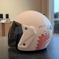 National Standard 3C Certified Electric Vehicle Helmet Cartoon Cute High-value Four Seasons Universa