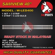 W-LED400 , SAMVIEW 40“ LED TV BACKLIGHT / LAMPU TV [READY STOCK]