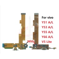 ▶ж-Charging Port flex for Vivo Y51 Y53 Y55 A L Y66 V5 Lite