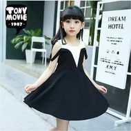 D-Fefe Kids Dress - GIS 03 Black - GIS 04 Red