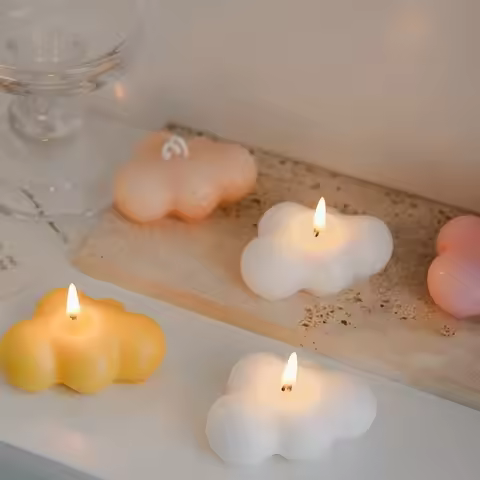 3D Cloud Shape Silicone Mould Resin Casting Molds DIY Soap Candle Making Molds Cloud Crystal Handmad