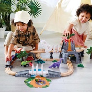 【禮物】德國Hape 火車軌道夜光恐龍組合