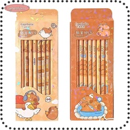 LIKE 8Pcs Drawing Pencil, Graffiti/Painting Stationery HB Pencil, High-quality Capybara With Rubber 
