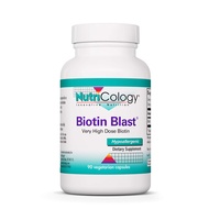 Nutricology HiBiotin Supplement - Extra Strength Biotin Pills, 100,000mcg Biotin, High Dose Biotin, 