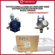 TOYOTA COROLLA AE92 4A CARB (1987-1992) DISTRIBUTOR RECON NEW OEM 3 MONTH WARRANTY 4A00C-040000