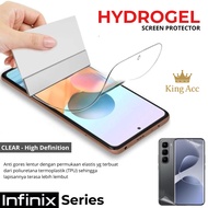 Anti-Scratch Hydrogel Clear hp Infinix Note 7 8 8i 10 11 NFC 12 12i 30 30i VIP 40 40S 50 60 Pro Plus