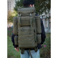 70L Tactical Camouflage Backpack Men Large Capacity Multifunctional Portable Large Backpack Hiking H