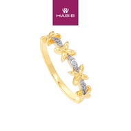 HABIB IXORA | Round Diamond Ring in 375/9K Yellow Gold 267190823(R)-YG