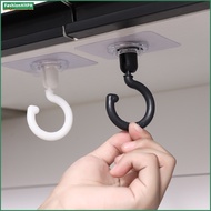 【 FH】360 Rotary Traceless Ceiling Hook No Punching Mosquito Net Curtain Household Adhesive Hook