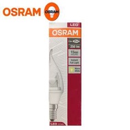 德國 歐司朗 OSRAM E14 3.3W LED 拉尾膽 2700K黃光 適合各類水晶燈使用 實店經營 原裝正貨 保用一年