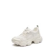 Staccato Womens Retro Sneakers รองเท้าผ้าใบผู้หญิง พื้นหนา เพิ่มความสูง ECE81