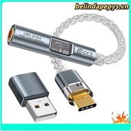 CM01 USD C to 3.5mm Audio Adapter 8 Core Single Crystal Copper Silver Plated Cable CX31993  Audio De