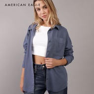 American Eagle Perfect Button-Up Shirt เสื้อเชิ้ต ผู้หญิง (EWSB 035-5556-410)