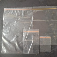 HARGA GROSIR Plastik Pe Klip isi 100 Lembar Zipper / Ziplock 25x35 30x40 Besar / Zip Packing Clip Ba