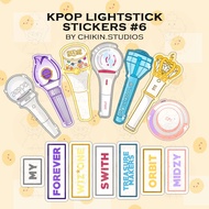 △◈♛KPOP Lightstick Waterproof Sticker #6 / Aespa, Izone, StayC, Treasure, Loona, Itzy by chikin.stud