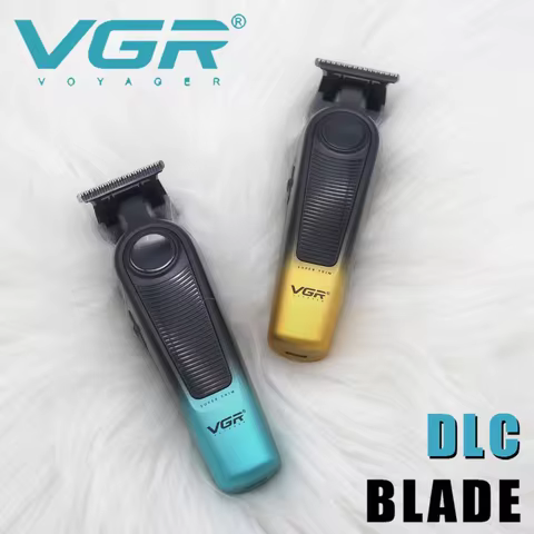 VGR V-996 Men's Professional Hair Clipper with DLC Blade, 7000 RPM, LED Display, Barber Shop Cordles