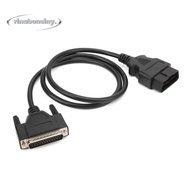 RINABONSINY Diagnostic Extension Cord, Universal Male to Male OBD2 to DB25 Main Cable, Professional 