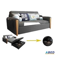 ZQ Sofa Bed Multifunctional Foldable Bed Technology Fabric Sofa