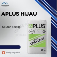 HIJAU APLUS GREEN SKIMCOAT APLUS OUTDOOR AND INDOOR/ 20KG