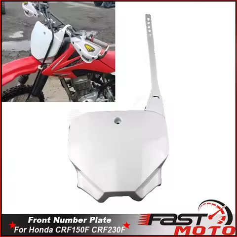 For Honda CRF150F CRF230F CRF 150/230 F 2003-2019 Dirt Bike Motocross Enduro Front Number Plate Plas