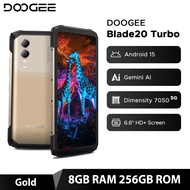 World Premiere DOOGEE Blade20 Turbo 5G Rugged Phone Android 15 Gemini Al 6.6'' HD+ 8GB 256GB AI Dual