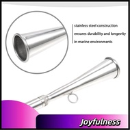 joyfulness Stainless Steel Fog Horn Boat Foghorn Handheld with Removable Mouthpiece for Yacht Marine