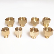 1/8" 1/4" 3/8" 1/2" Male to Female Thread Brass Pipe Connectors (M.stock) Brass Coupler Adapter[B991
